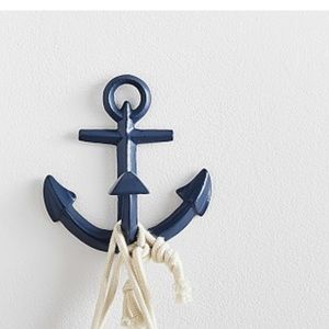 New BLUE Pottery Barn kids wall anchor hook